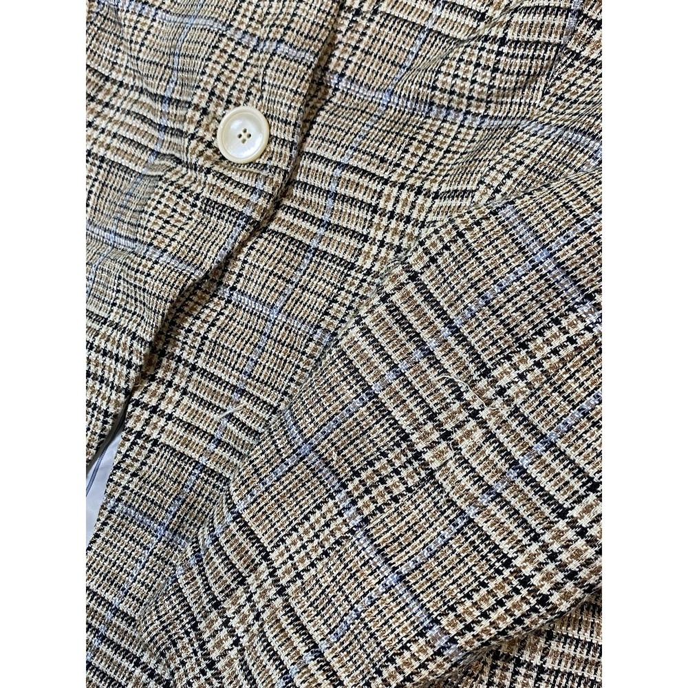 Veronica Beard Women's Size 4 Plaid Dickie Jacket Blazer Has Snags / Strings - Picture 5 of 15